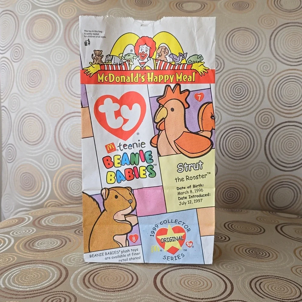 1999 McDonalds Happy Meal❤TY Teenie Beanie Babies☆Full Set New Unopened Packages - Picture 11 of 14
